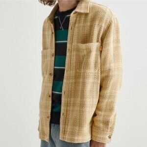 Urban Outfitters Exploded Twill Work Overshirt Shirt Jacket Men's LG